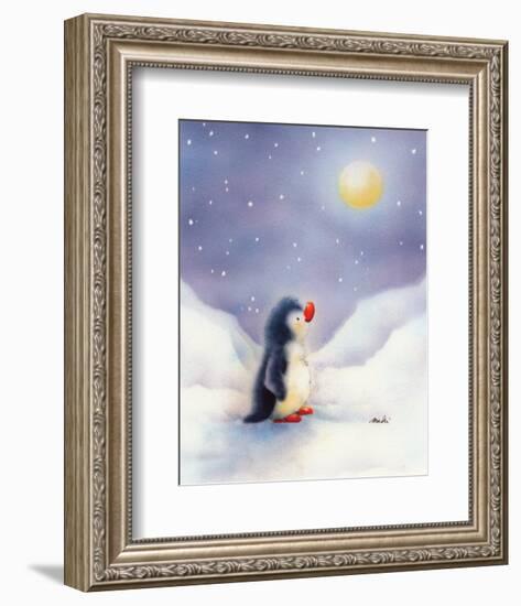 Little Penguin-Makiko-Framed Art Print