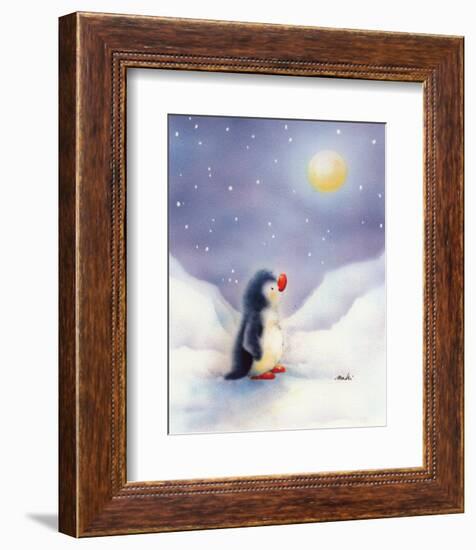 Little Penguin-Makiko-Framed Art Print