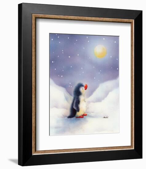 Little Penguin-Makiko-Framed Art Print