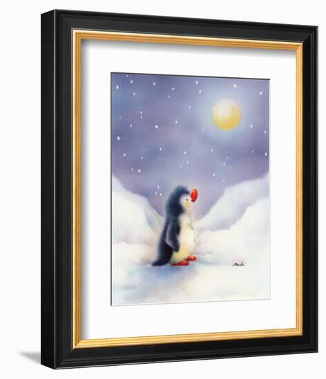 Little Penguin-Makiko-Framed Art Print