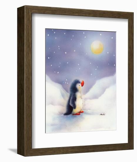 Little Penguin-Makiko-Framed Art Print