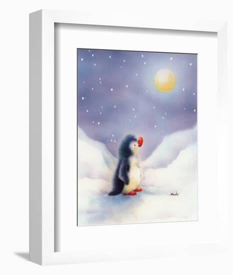 Little Penguin-Makiko-Framed Art Print