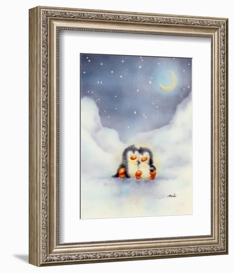 Little Penguins-Makiko-Framed Art Print