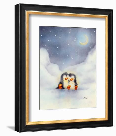 Little Penguins-Makiko-Framed Art Print