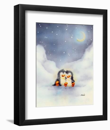 Little Penguins-Makiko-Framed Art Print