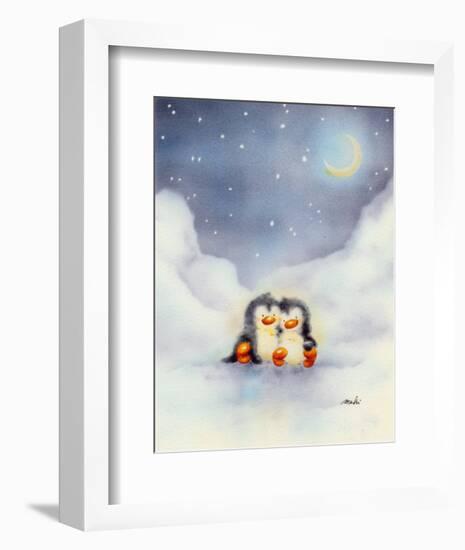 Little Penguins-Makiko-Framed Art Print