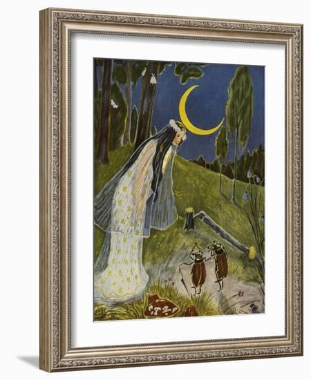 Little Peter's Trip to the Moon-Hans Baluschek-Framed Giclee Print