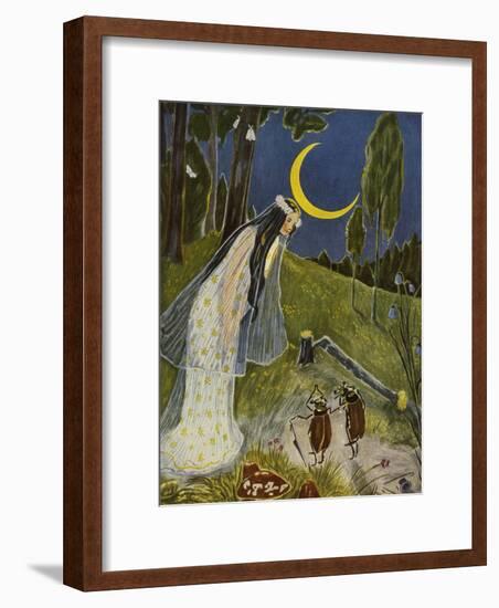 Little Peter's Trip to the Moon-Hans Baluschek-Framed Giclee Print