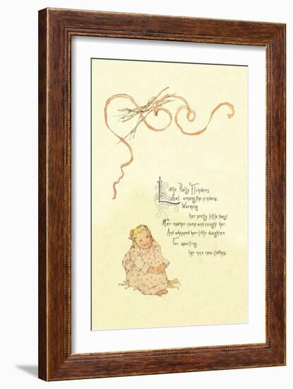 Little Polly Flinders-Maud Humphrey-Framed Art Print