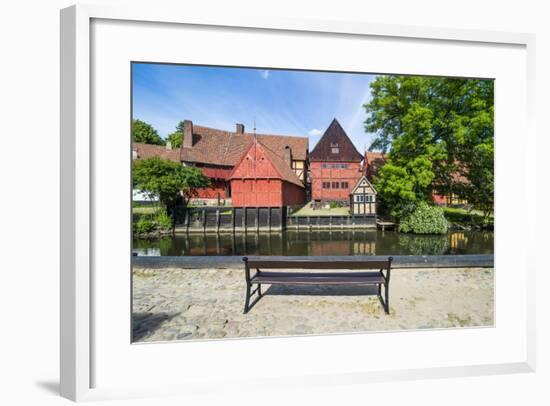 Little Pond in the Old Town, Aarhus, Denmark-Michael Runkel-Framed Photographic Print