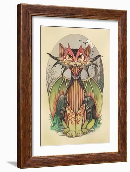 Little Pumpkin 2-Linda Ravenscroft-Framed Giclee Print