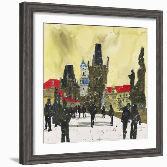 Little Quater, Bridge Tower, Prague-Susan Brown-Framed Giclee Print