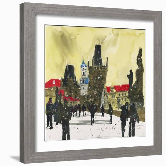 Little Quater, Bridge Tower, Prague-Susan Brown-Framed Giclee Print