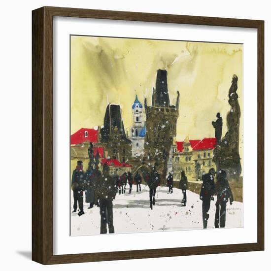 Little Quater, Bridge Tower, Prague-Susan Brown-Framed Giclee Print