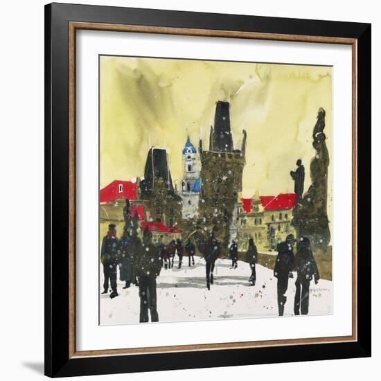 Little Quater, Bridge Tower, Prague-Susan Brown-Framed Giclee Print