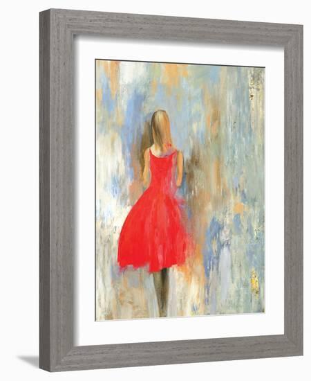 Little Red Dress-Aimee Wilson-Framed Art Print