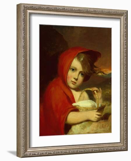 Little Red Riding Hood, 1864-Thomas Sully-Framed Giclee Print