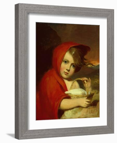 Little Red Riding Hood, 1864-Thomas Sully-Framed Giclee Print