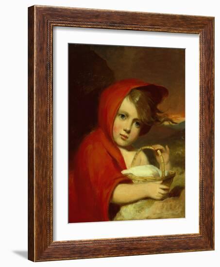 Little Red Riding Hood, 1864-Thomas Sully-Framed Giclee Print