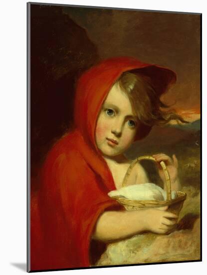 Little Red Riding Hood, 1864-Thomas Sully-Mounted Giclee Print