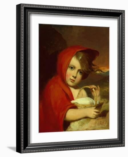 Little Red Riding Hood, 1864-Thomas Sully-Framed Giclee Print