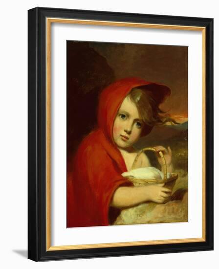 Little Red Riding Hood, 1864-Thomas Sully-Framed Giclee Print