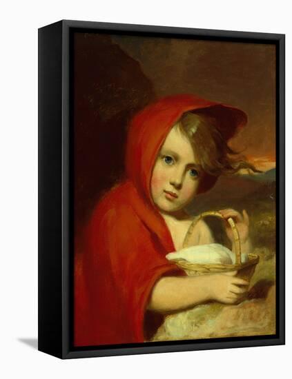 Little Red Riding Hood, 1864-Thomas Sully-Framed Premier Image Canvas