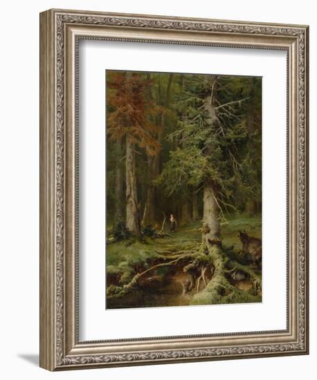 Little Red Riding Hood, 1887-Juli Julievich Klever-Framed Giclee Print