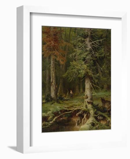 Little Red Riding Hood, 1887-Juli Julievich Klever-Framed Giclee Print