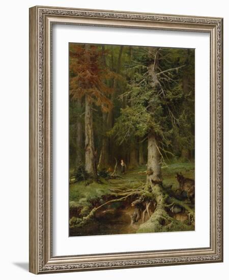 Little Red Riding Hood, 1887-Juli Julievich Klever-Framed Giclee Print