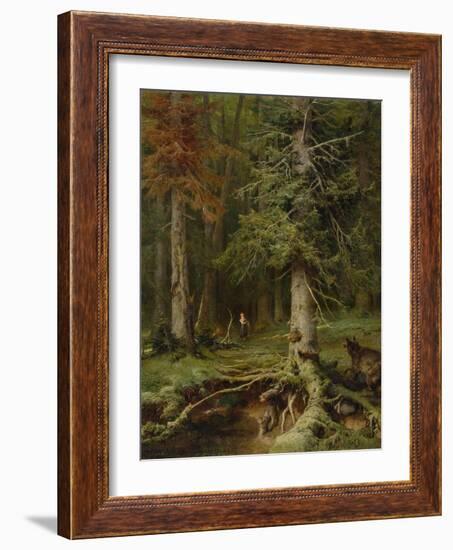 Little Red Riding Hood, 1887-Juli Julievich Klever-Framed Giclee Print