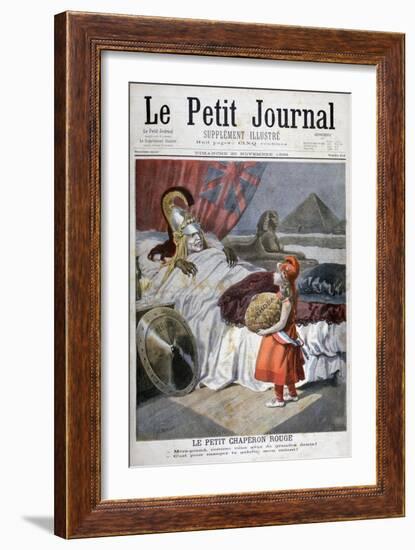 Little Red Riding Hood, 1898-F Meaulle-Framed Giclee Print