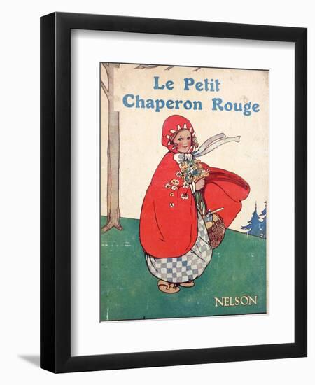 Little Red Riding Hood Book Cover-null-Framed Premium Giclee Print