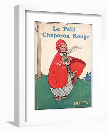 Little Red Riding Hood Book Cover-null-Framed Premium Giclee Print