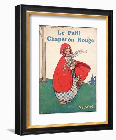 Little Red Riding Hood Book Cover-null-Framed Premium Giclee Print