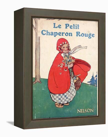 Little Red Riding Hood Book Cover-null-Framed Premier Image Canvas