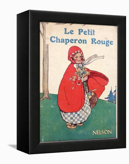 Little Red Riding Hood Book Cover-null-Framed Premier Image Canvas