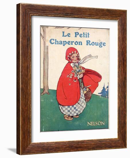 Little Red Riding Hood Book Cover-null-Framed Giclee Print