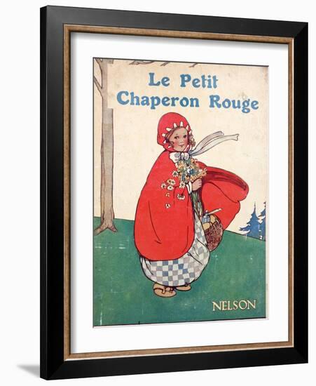 Little Red Riding Hood Book Cover-null-Framed Giclee Print