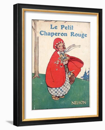 Little Red Riding Hood Book Cover-null-Framed Giclee Print