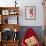 Little Red Riding Hood Knocks on Grandma's Door-Julia Letheld Hahn-Framed Art Print displayed on a wall