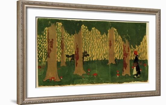 Little Red Riding Hood-Auguste Macke-Framed Giclee Print