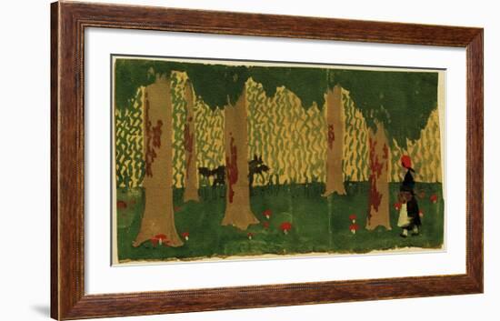 Little Red Riding Hood-Auguste Macke-Framed Giclee Print