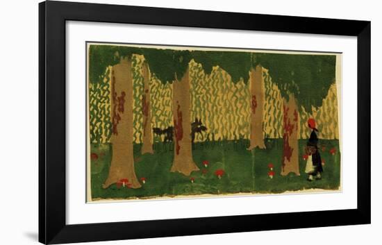 Little Red Riding Hood-Auguste Macke-Framed Giclee Print