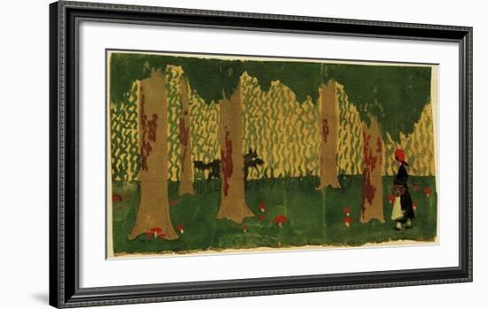 Little Red Riding Hood-Auguste Macke-Framed Giclee Print