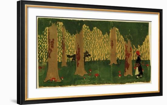 Little Red Riding Hood-Auguste Macke-Framed Giclee Print