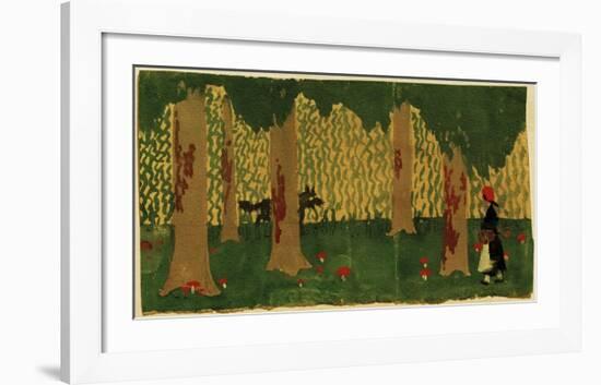 Little Red Riding Hood-Auguste Macke-Framed Giclee Print