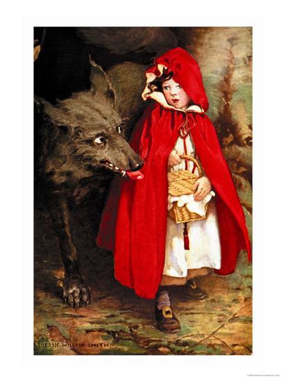 Little Red Riding Hood' Art Print - Jessie Willcox-Smith | Art.com