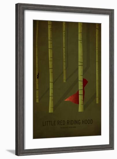 Little Red Riding Hood-Christian Jackson-Framed Art Print