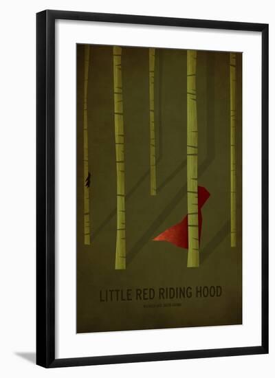 Little Red Riding Hood-Christian Jackson-Framed Art Print